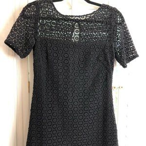 Lilly Pulitzer Black Lace Dress Size 0